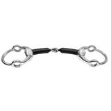 Eggbutt Gag bit 16 mm with stainless steel gag rings - hard