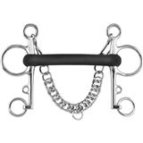 Rubber Mullen Mouth Pelham 18 mm - vulcanic rubber