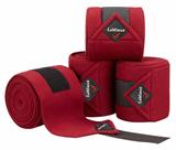 Luxury Polo Bandages Burgundy