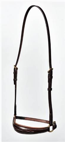 Drop Noseband Australian Nut/Brass