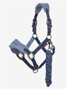 Vogue Headcollar & Leadrope Indigo