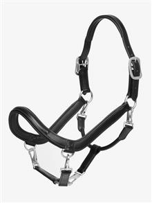 Leather Grooming Headcollar Black