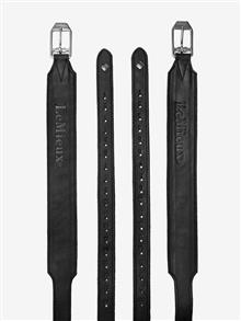 Vector Pro Stirrup Leathers Black
