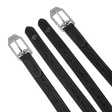 Vector Stirrup Leathers Black