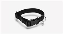 Henley Webbing Dog Collar Black