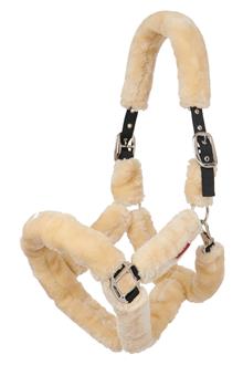 Comfort Plus Travel Headcollar Black/Natural