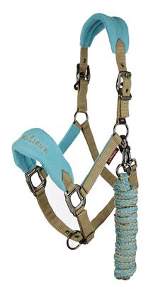 Vogue Headcollar & Leadrope Azure