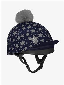 Mini Reflective Pom Hat Silk Indigo