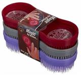 Wizard Brush Trio Burgundy/Grey/Purple