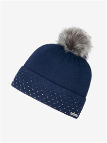 Sparkle Beanie Hat Navy