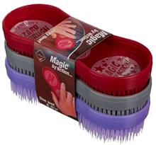 Wizard Brush Trio Burgundy/Grey/Purple