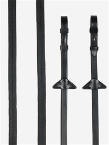 Rubber Reins Black