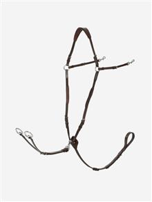 26S Breastplate (D-Ring Attachment) Brown/Silver