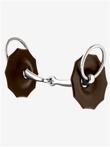 Contoured Rubber Bit Guards Brown