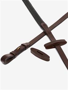 Rubber Rein Stoppers Brown