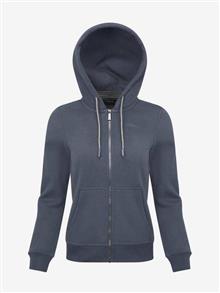 Elle Zip Through Hoodie Petrol