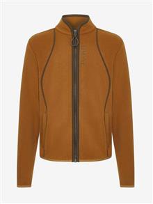 YR Felicity Fleece Zip Through Ginger