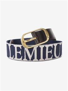 Eddie Elasticated Belt Navy/Stone