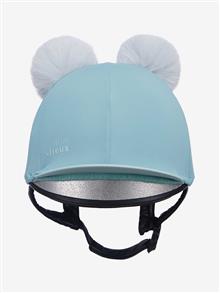 Mini Double Pom Hat Silk Lagoon