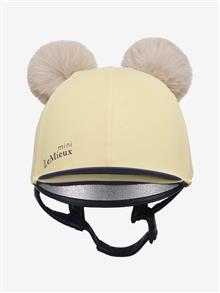 Mini Double Pom Hat Silk Mimosa