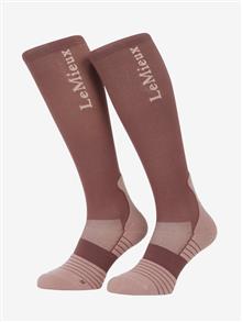 Performance Socks (per 3) Rosewood