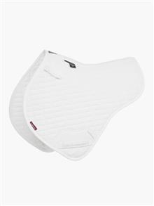 Cotton Close Contact Half Square White