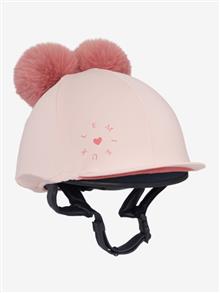 26AW Mini Double Pom Hat Silk Petal